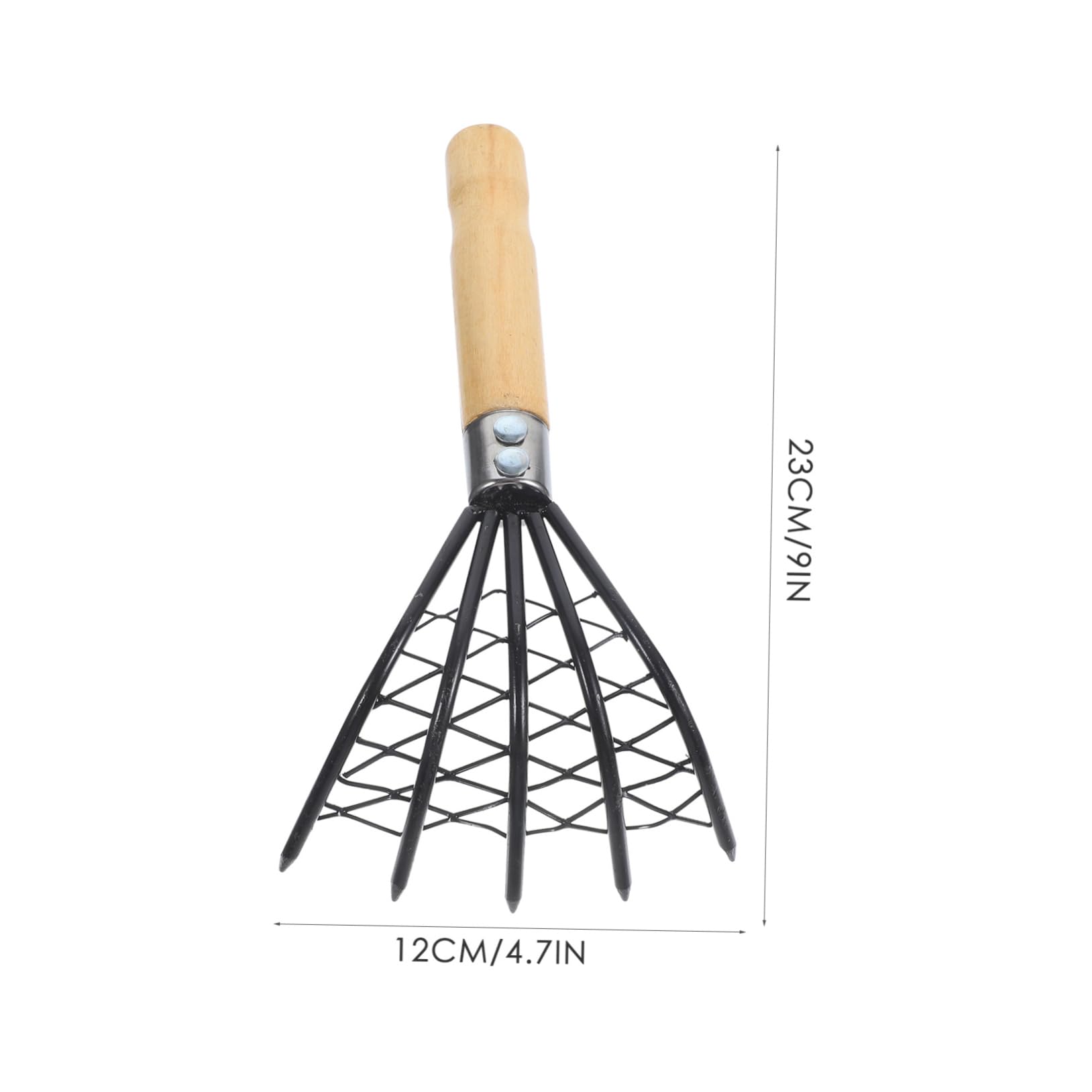 BESTonZON 2stücke Muschelrechen Mit Holzgriff Werkzeug Zum Ausgraben Von Muscheln Und Meeresfrüchten Für Strand Langlebig Und rutschfest Effizient Und Benutzerfreundlich