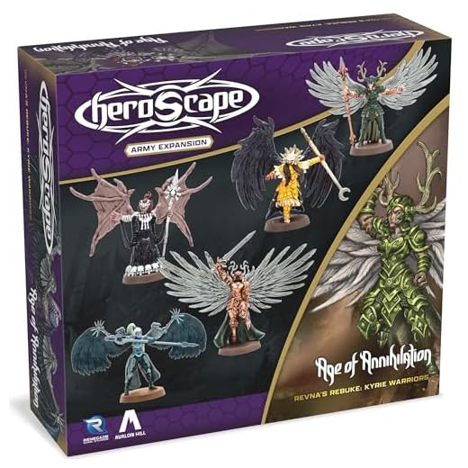 Renegade Game Studios Heroscape: Revna’s Rebuke: Kyrie Warriors Army Expansion, Gioco da Tavolo di Miniature Strategico, 2 Giocatori, Età 14+