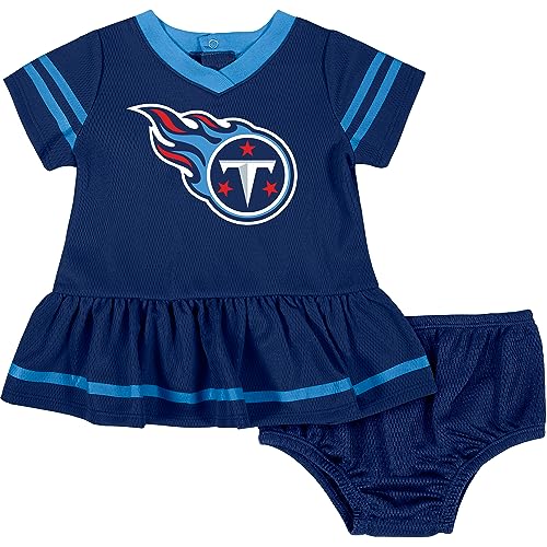 Image of Gerber NFL Baby Girls Jersey Dress and Diaper Cover