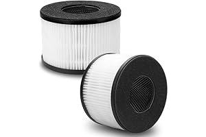 Smilyan BS-03 True HEPA Replacement Filter for PARTU and Slevoo BS03 Air Purifier