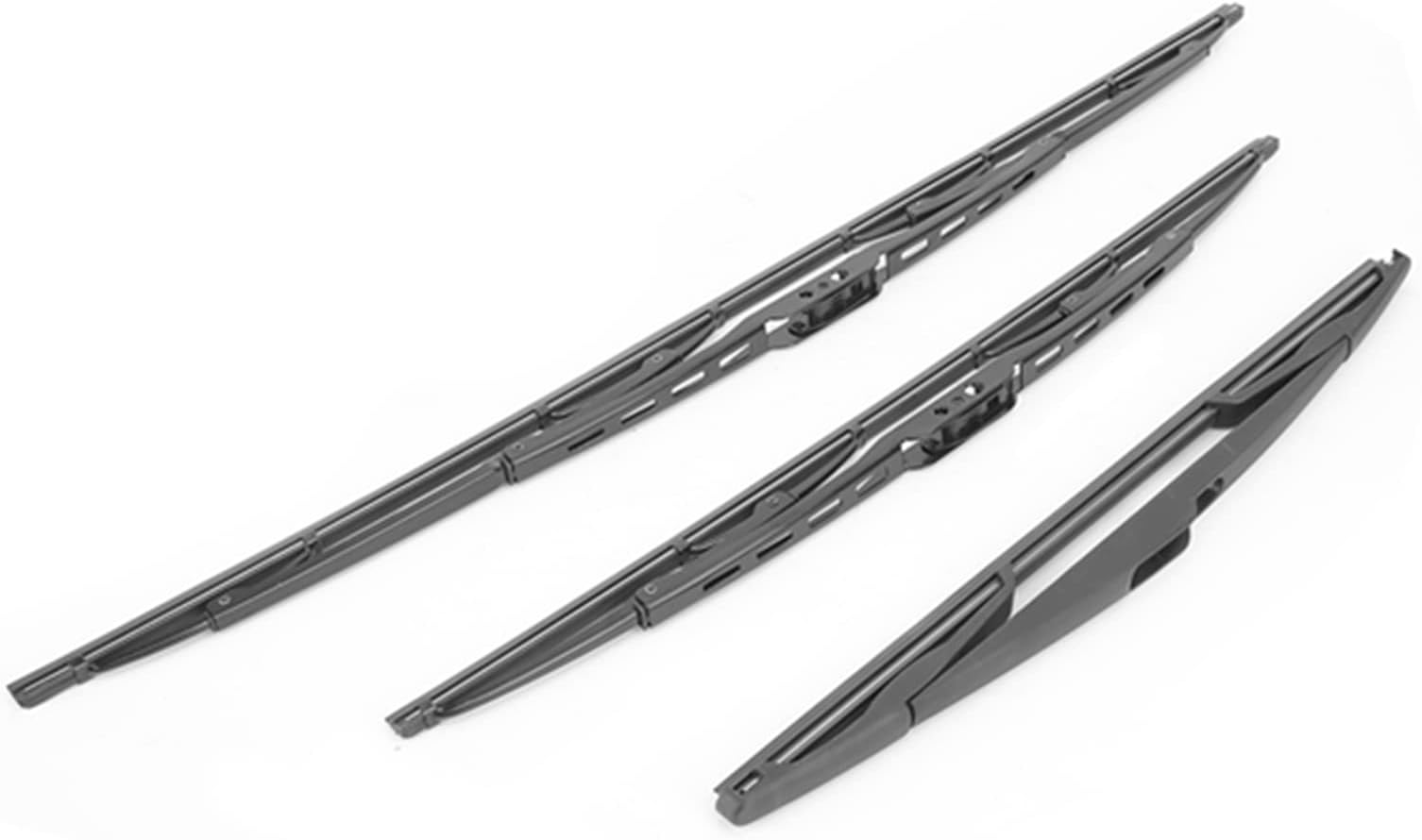 3Pcs Front & Rear Wiper Blades forC3 Mk1 2002-2008 - Easy Installation, All-Weather Performance