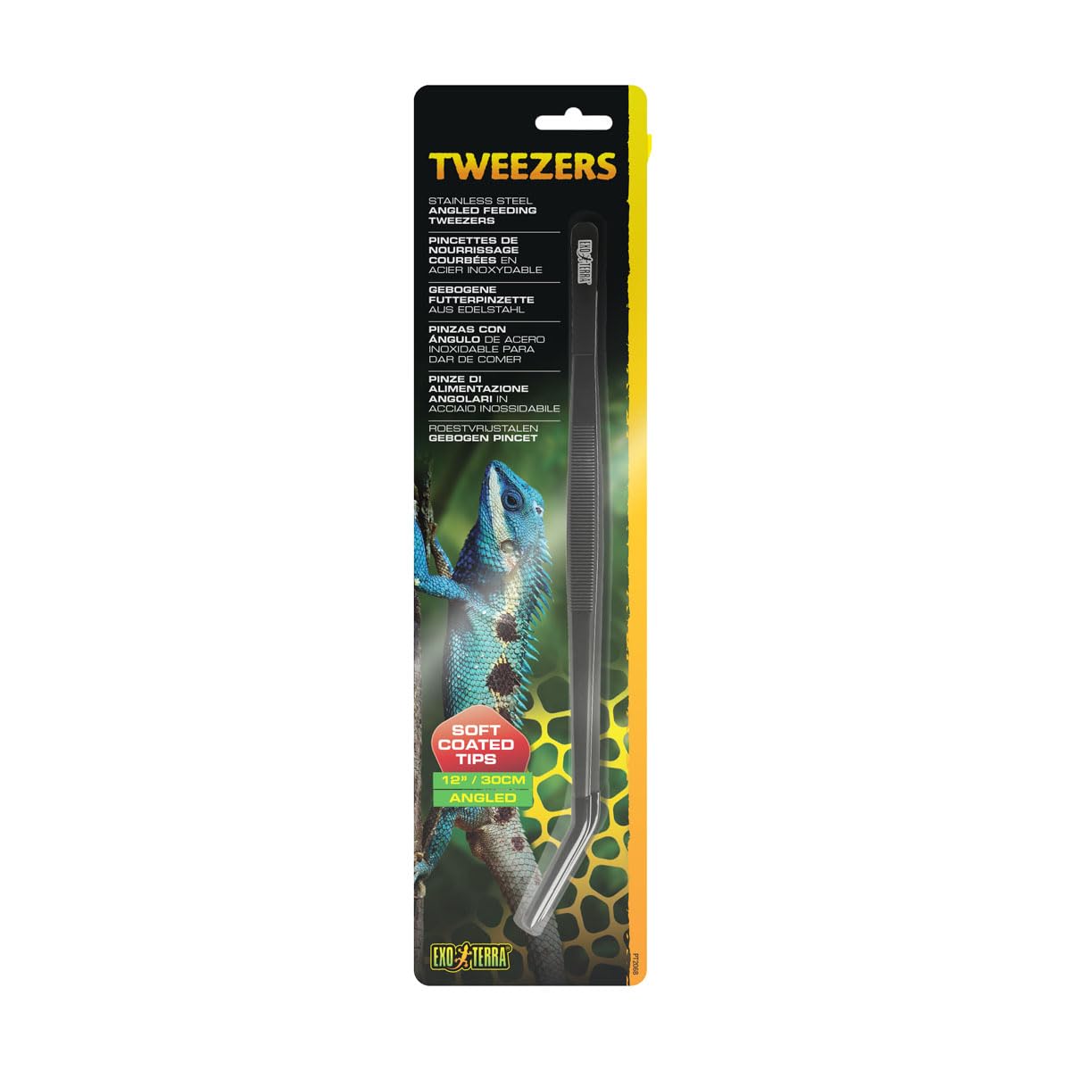 Exo Terra Stainless Steel Angled Tweezers 30cm/12