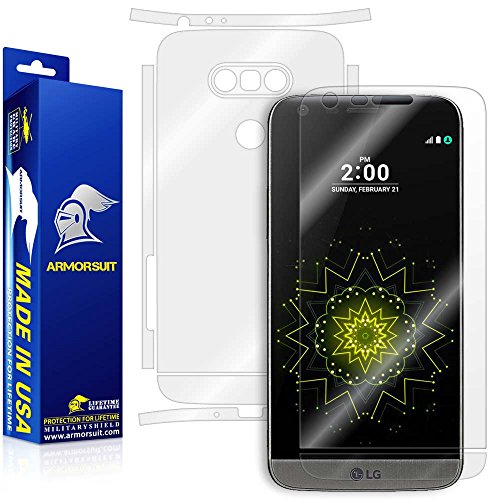 ArmorSuit MilitaryShield LG G5 Screen Protector + Full Body Skin Anti-Bubble HD Shield w/Lifetime Replacements