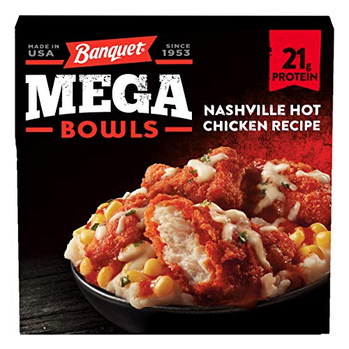 Banquet Mega Bowls Nashville Hot Chicken Recipe, Frozen Meal, 13 Oz #TOP15