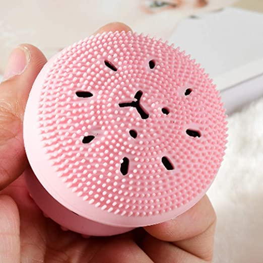 Garden Of Arts Octopus Design Silicone Facial Cleansing Brush Face Exfoliator Massager Beauty Tool -Multicolour-image-33