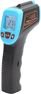 Termômetro Infravermelho, -50 ℃ a 600 ℃ Pistola de Temperatura Digital Sem Contato Com Visor LCD, Pistola de Termômetro Infravermelho para Cozinhar, Grelhar, Forno de Pizza, (Azul)