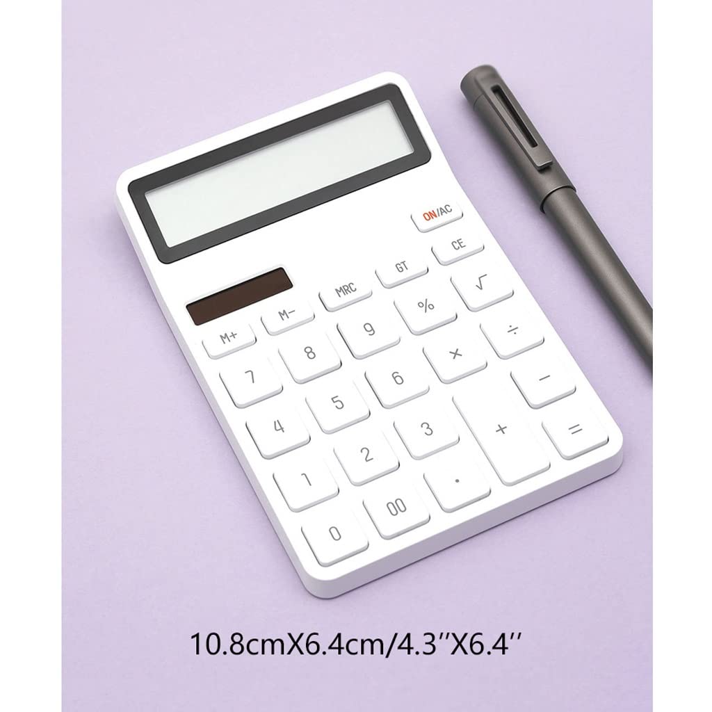 calcolatrice, Calcolatrice da tavolo a 12 cifre, calcolatrice elettronica, batteria a doppia alimentazione solare, for studenti, regalo