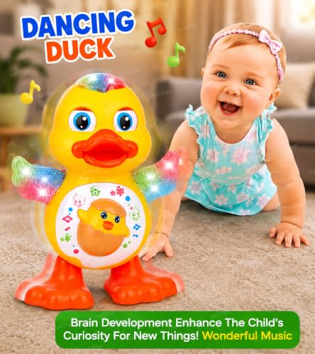 Image of Zest 4 Toyz Musical Dancing Duck with Lightning Effect, Real Dancing Action and Music (Dancing Duck)