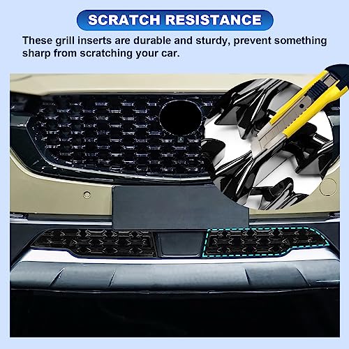 Image of CDEFG 2Pcs 2023 2024 2025 2026 Mazda CX-50 Front Grill Mesh Inserts Trims | CX50 Front Grille Guard for 2023-2026 Mazda CX50 Car Exterior Accessories ABS Material