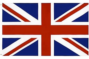 United Kingdom UK National Flag 3x5 FT - Polyester English Flag with Brass Grommets