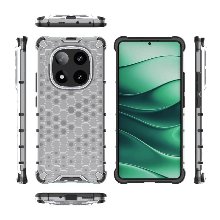 Image of Hard PC Back Case Cover for Poco X7 5G Anti Slip Ultra Thin Shockproof Reinforced Corners (Polycarbonate|Clear)