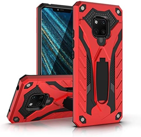 MILAN NICE Phone Case for Huawei P30 Pro Heavy Duty Protective Hard Cover Shockproof Certified with Drop Tested with Smartphone Kickstand (Black)
