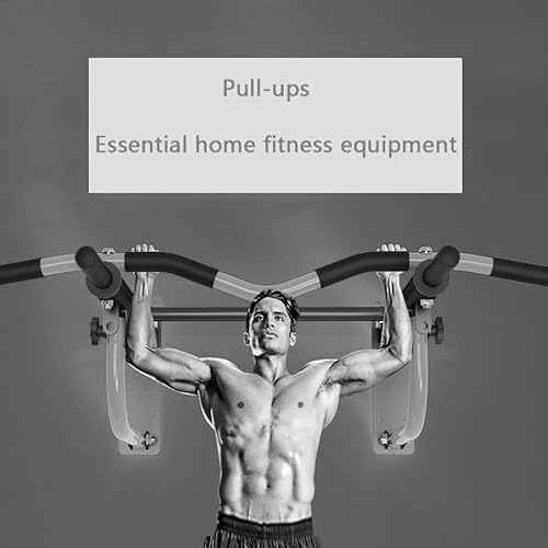 Miniatura 3 de Barras paralelas retráctiles perforadas para interiores para el hogar, equipo de dominadas para interiores, puerta en la pared, dominadas