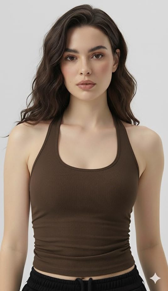 Image of FASHA Women Jogger & Crop Top Set | Stylish 2-Piece Co-Ord Lounge Wear for Women | High Waist Joggers with Trendy Crop Top | Casual Wear | Gym Wear | Travel Outfit|Tracksuit Co-Ord for Girls