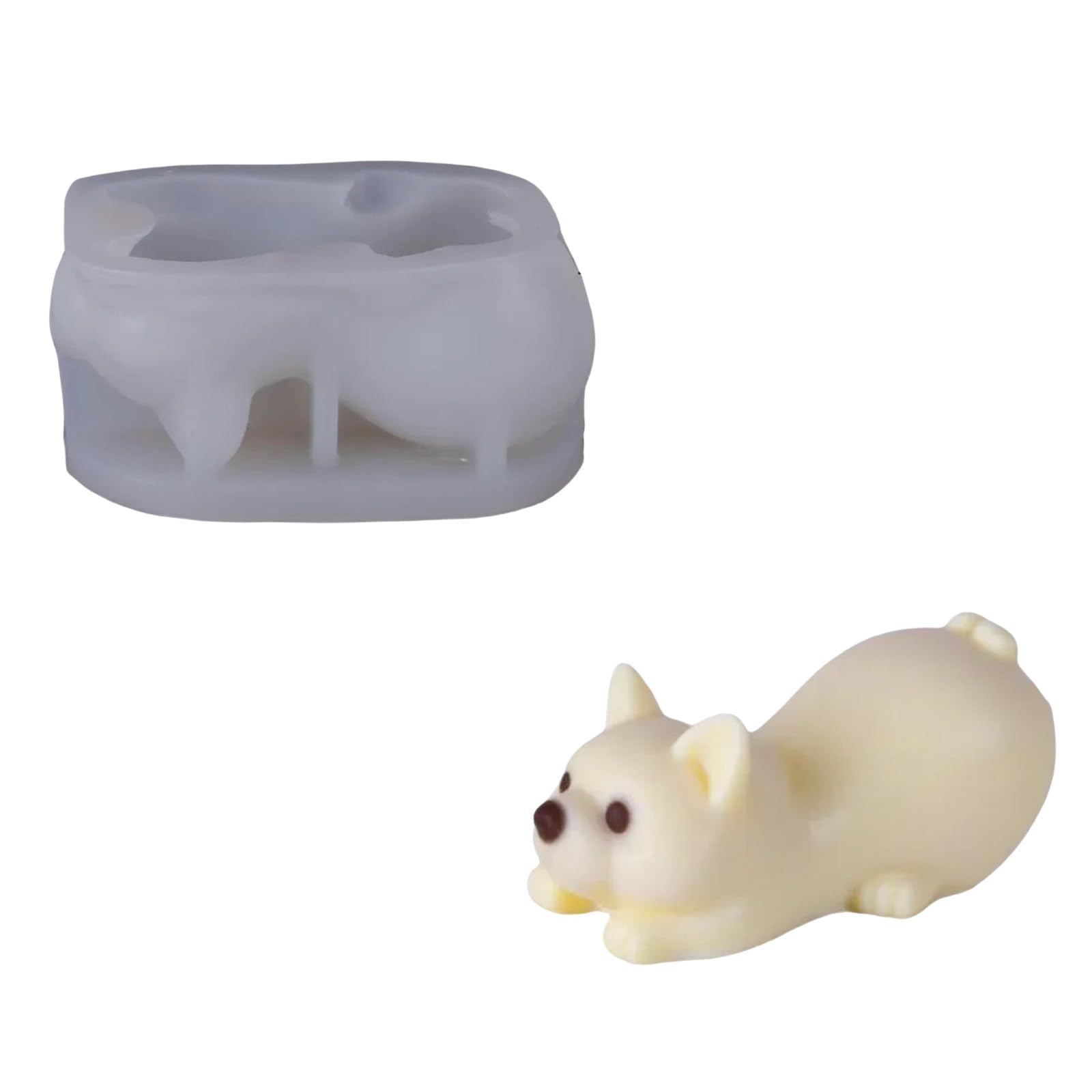 Buxuaaaa Nonstick Silicone Dessert Molds Dog Dog Shape for Chocolate Candy Jelly Treats Easy Cleaning Baking Essential Pet Lover Gifts