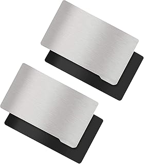 TIGTAK Pack of 2 SLA Resin Magnetic Flexible Steel Plate 202 * 128mm Size Flex Bed Compatible for Anycubic Photon, Photon S, Photon Mono 3D Printers (202 * 128mm)