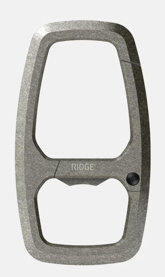 Dual Chamber Carabiner - Stonewashed Titanium