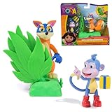 UNIVERS DORA - Le coffret Figurine Babouche et Figurine Chipeur issu de la série animée est idéal pour commencer son univers Dora ; La petite fille qui part à la découverte du monde avec son sac à dos parlant et son ami Babouche avec énigmes et obstacles