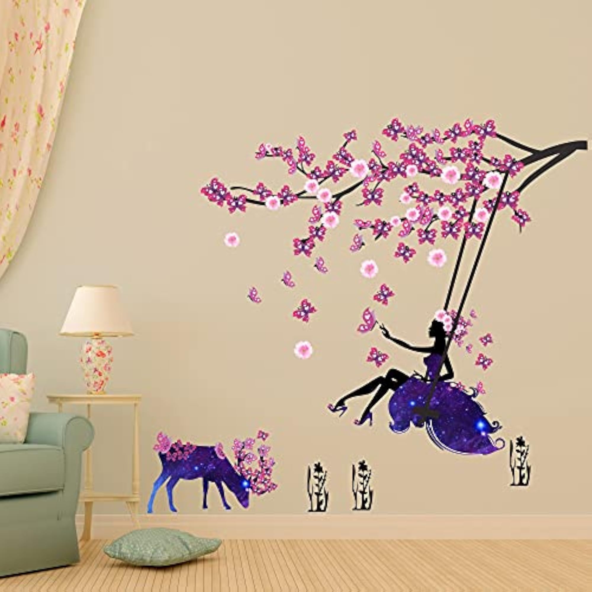 Beautiful Girl Medium Vinyl Wall Sticker