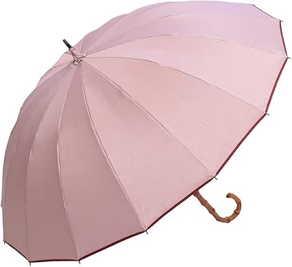 Amazon | 雨傘 16本骨 長傘 アンブレラ 深張り 濡れにくい 軽量