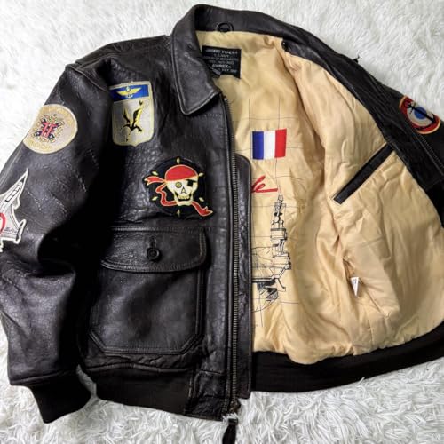 / フライトジャケット G-1 胸タグ 戦闘機 ブラウンのサムネイル