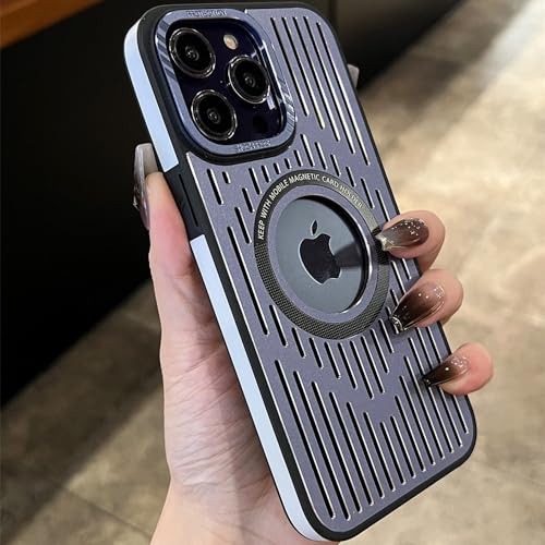 Housse d'armure de charge sans fil refroidissement iPhone 13 Pro blanche