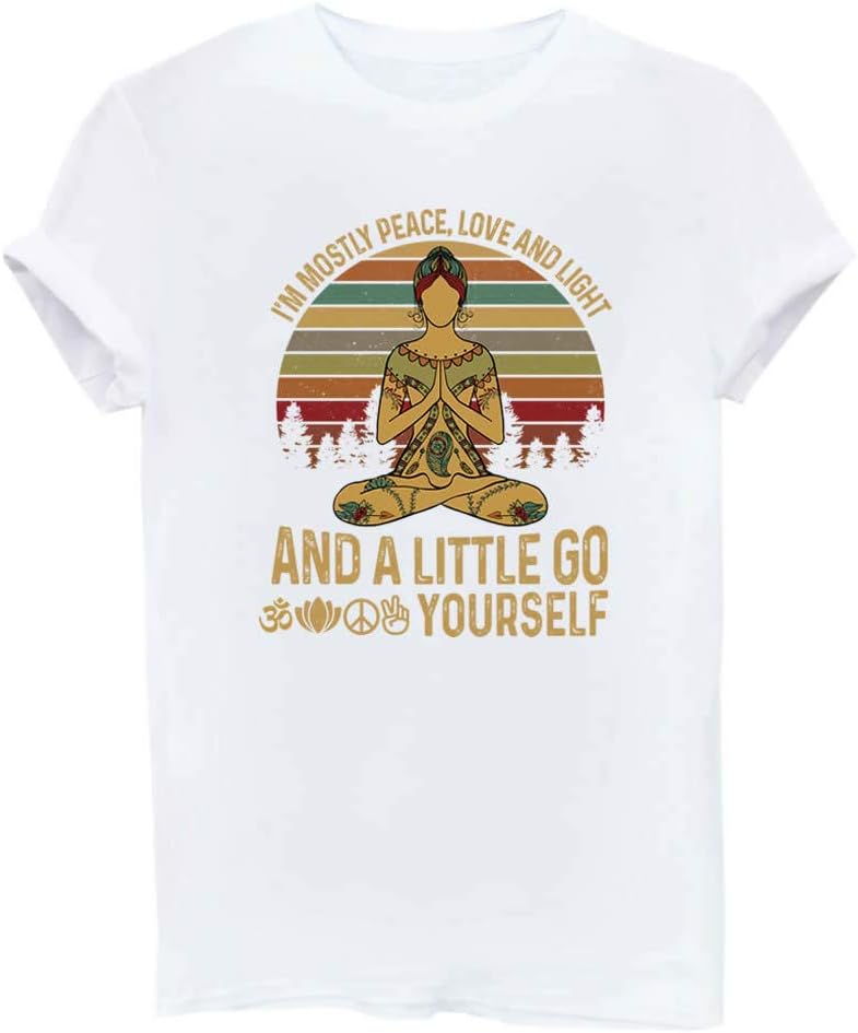 JiaMaWomen's Strong Black Educated Blessed Woman Casual Crewneck Tops Tee