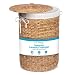 BIRDROCK HOME Seagrass Laundry Hamper with Liner - Round Clothes Bin with Lid - Organize Laundry - Cut-Out Handles for Easy Transport - Includes Machine Washable Canvas Liner