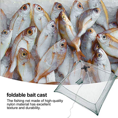 Rede de pesca Besportble, rede de pesca dobrável, rede de pesca, armadilha de peixe, rede de pesca p