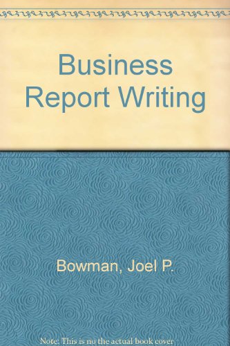 Business Report Writing