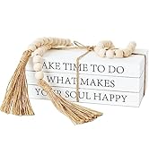 Decorative Books for Home Decor, White Faux Books for Decoration, Rustic Farmhouse Stacked Displa...