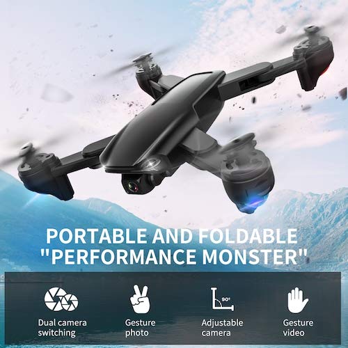 HaiMa Sg701 Wifi Fpv Pieable Rc Drone Quadcopter Con 4K Dual Hd Camera 120O Lente Regolabile Mini Drone Rc Helicopter Toys - Borsa Cina