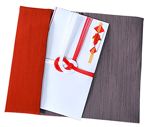 むす美 ポリエステル紬リバーシブル 金封ふくさ 箱入