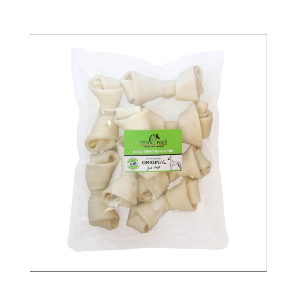 Esca Food Beyaz Xxxs Mini Düğüm Kemik 200 g 8'li Paket