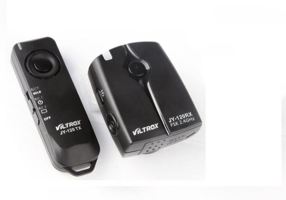 VILTROX JY-120 TX Transmitter and JY-120 RX Receiver side-by-side.