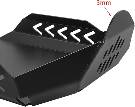 CHIFUN Skid Plate for 800NK NK800 2023-2026, Motorcycle Lower Engine Guard Bottom Protection Aluminum Belly Pan Black