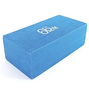 66fit Yoga Brick – High Density EVA Foam Pilates Exercise Stretch Block