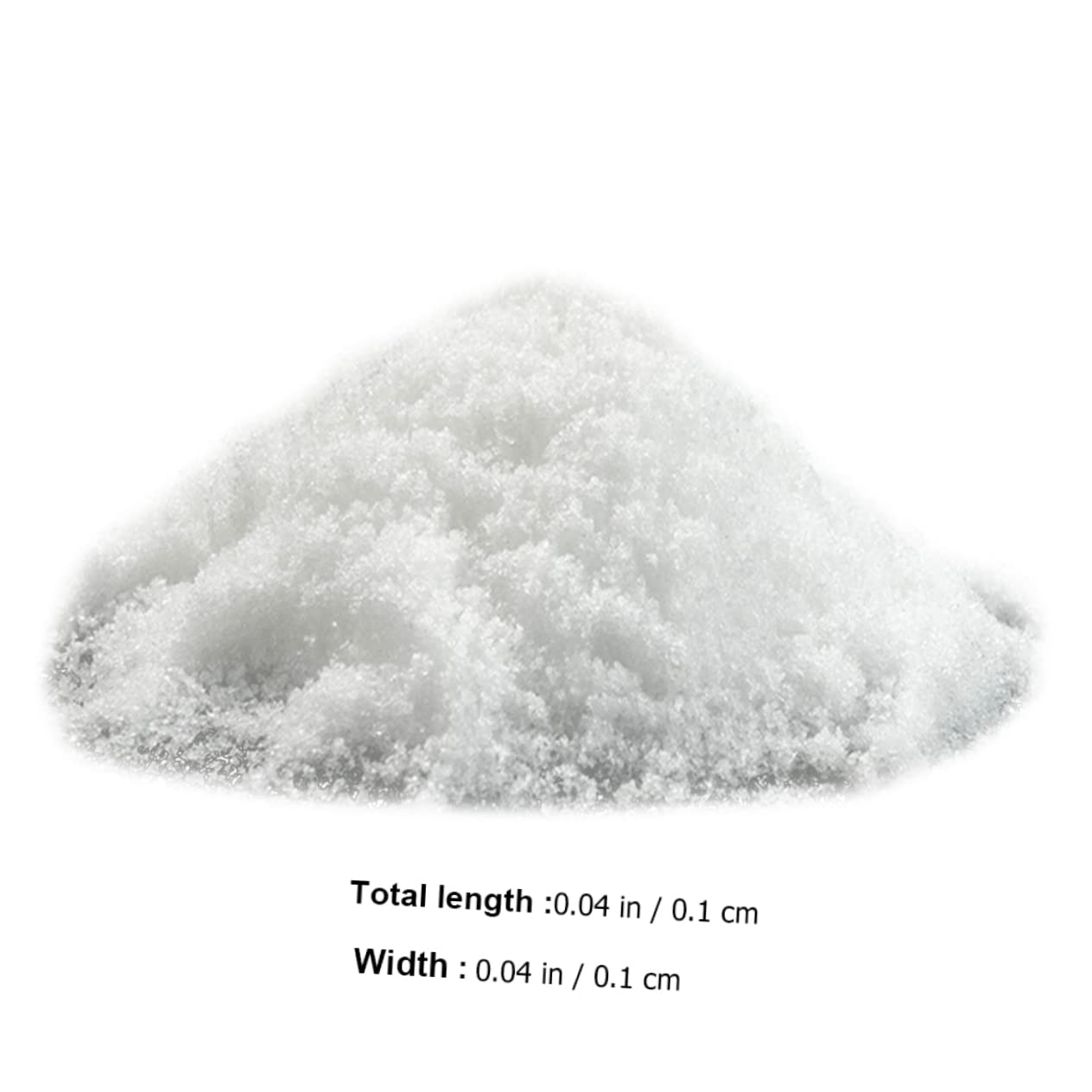 ABOOFAN DIY Artificial Snow Sand Table for Christmas Decor 100g Pack Festive Fake Decorative Cotton Create Your Own Fantasy Scene