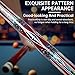 SYNCSHOT Pool Cues - Pool Sticks for Adults, 58