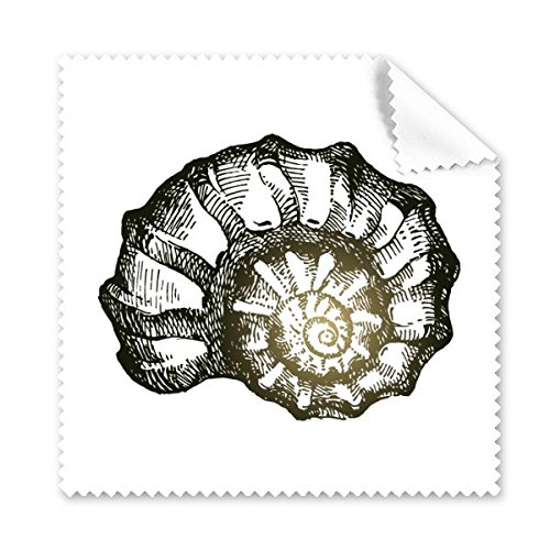 Chiffon de nettoyage escargot pour lunettes et écran de téléphone noir