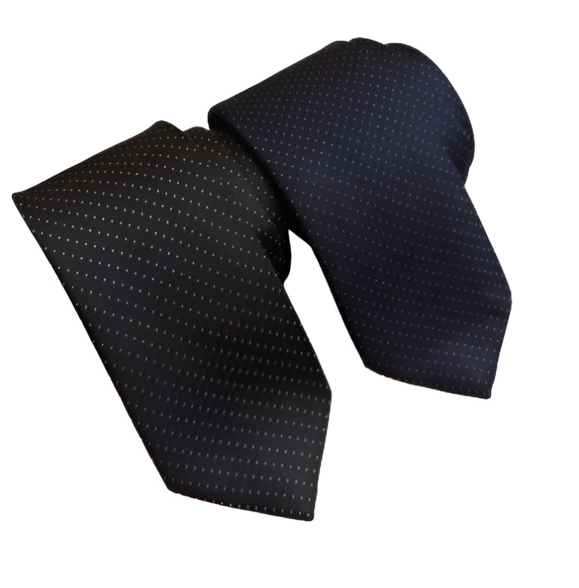 justin dustin Ties for Men Formal,Microfibre Polka Dots Pack of 2-picture-51