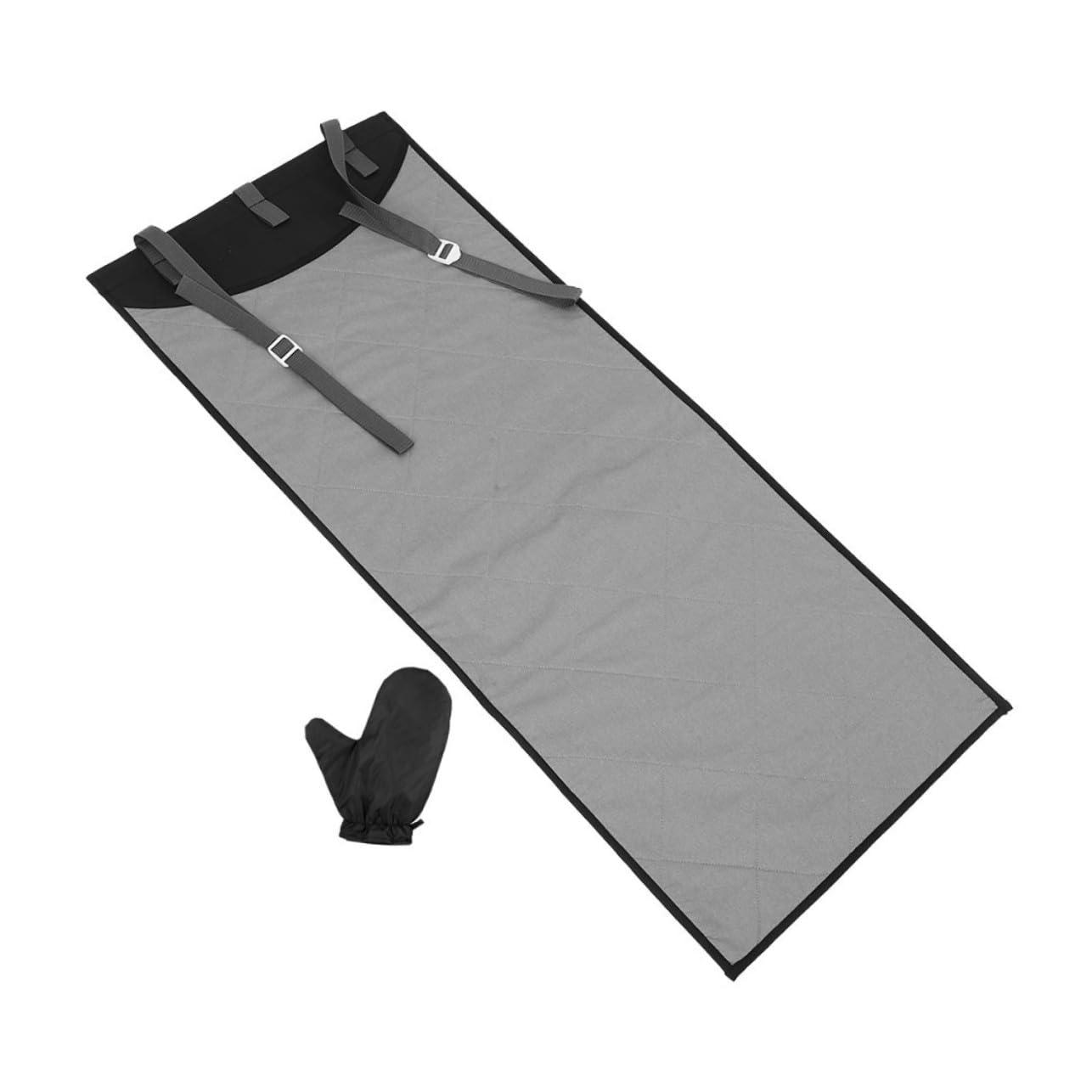 Faltbare Bügelmatte für Tür, Tragbare Bügelauflage 1 Satz | Baumwolle, Polyester und Oxford Stoff, für Zuhause und Kleine Räume, Inklusive Dampffestem Handschuh