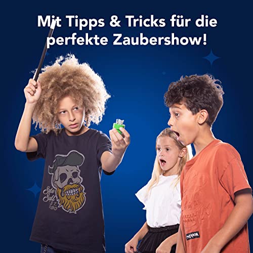 Kosmos 601799 Magic Die Zauberschule - Silber Edition, schnell Zaubern Lernen, 35 Zauber Tricks, viele Zauber Utensilien, Zauberkasten für Kinder ab 8 Jahre und Einsteiger, Magie in 3 Level