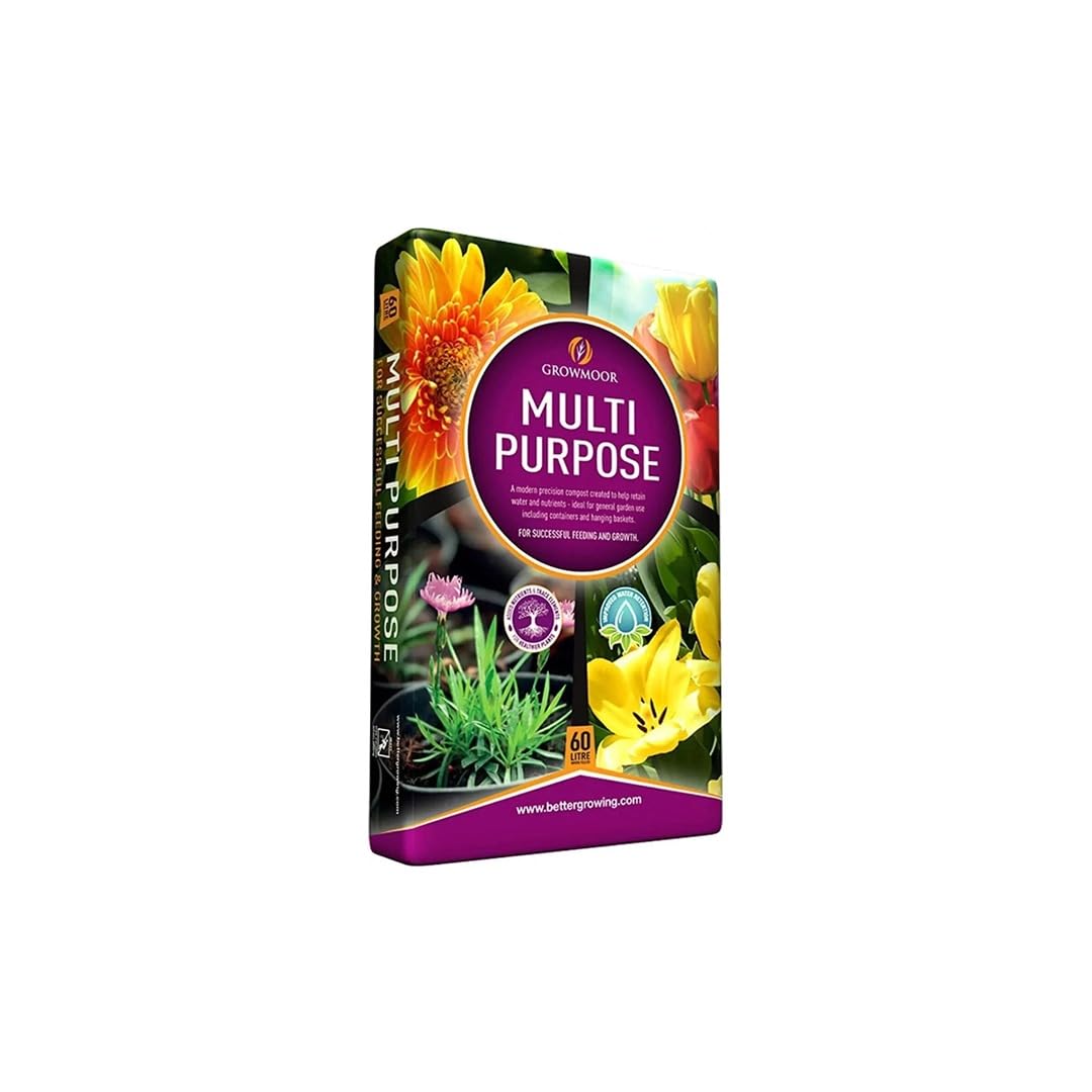 ORGANIZED Multi Purpose Potting Compost, Premium Nutrient Rich, for Beds, Borders, Pots & Hanging Baskets, Flowers, Plants, Vegetables & Seeds, 10L-60L (60L)