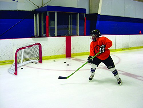 image for MyLec Mini Hockey Goal for Outdoor Sports, Alloy Steel with Nylon Net,