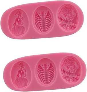 Abaodam 2 Peças Toppers De Bolo Decoração De Halloween Decorações De Bolo Molde De Decoração De Bolo Ferramenta De Decoração De Bolo Moldes De Fondant Molde De Bolo De Halloween Panela De