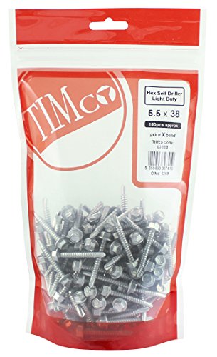 Foret à vis Timco lw38bb argent résout le pré-perçage difficile boîte de 260