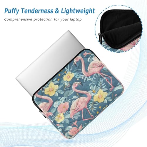 Funda para portátil 13-14 pulgadas impermeable rosa flamencos miniatura 5