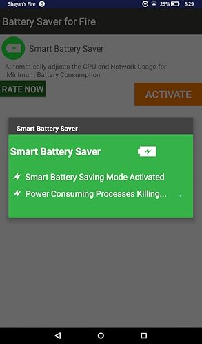 Battery Saver for Kindle Fire Tablets