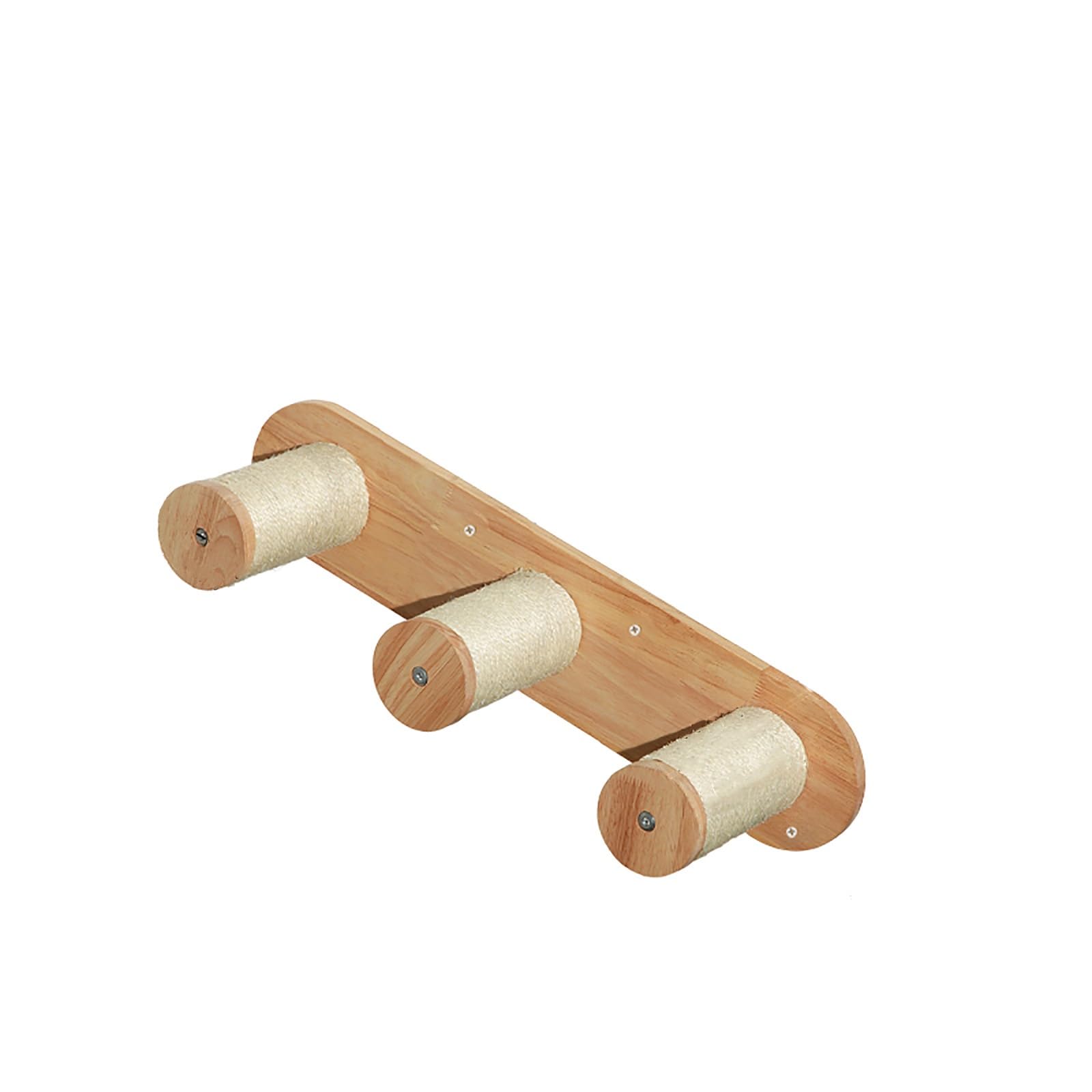 Albero Gatto | Mensola da Arrampicata a Parete per Gatti, Mobile da Parete in Legno di caucciù con capacità di Carico di 20 kg | Design Modulare per Risparmiare Spazio(60 * 16 * 13)